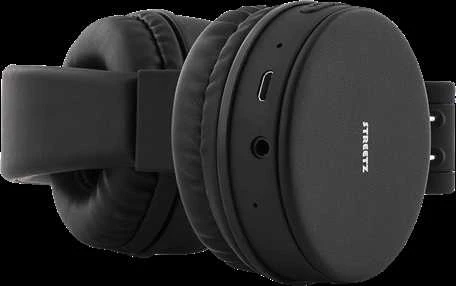 STREETZ sulankstomos BT5,0 ausinės, 3,5 mm, juodos HL-BT400