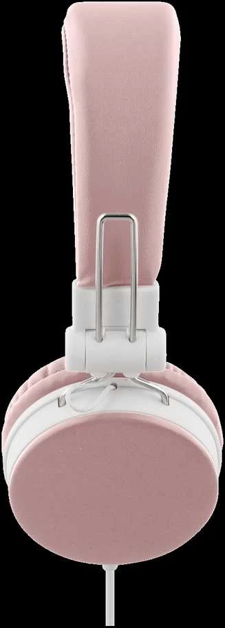STREETZ ausinės su mikrofonu, sulankstomos, 3,5 mm jungtimi, 1,5 m rožinės HL-W202