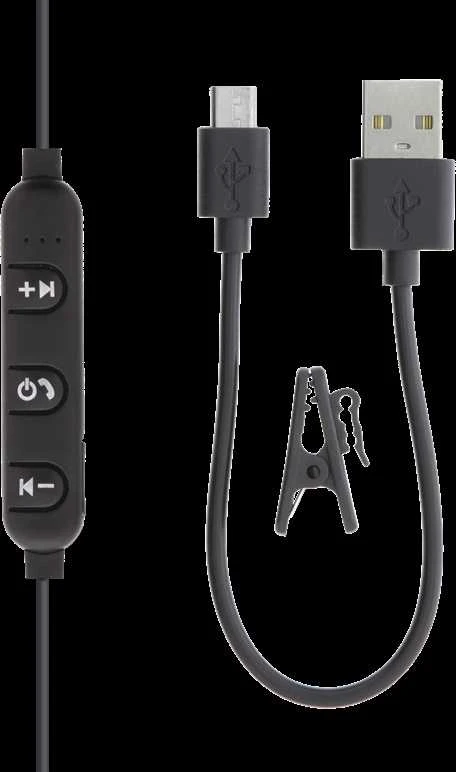 STREETZ BT 5, 10m, 16 Ω ausinės, juodos spalvos HL-BT301