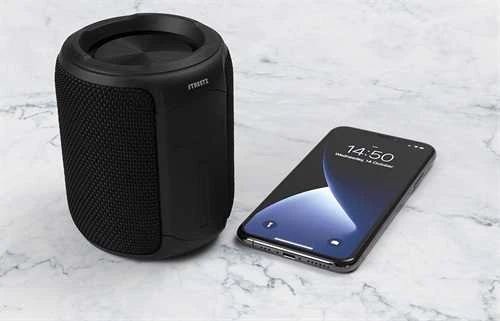 STREETZ vandeniui atspari „Bluetooth“ kolonėlė,TWS, 10 W, IPX7, 3,5 mm,, AUX, su mikrofonu, juoda CM765