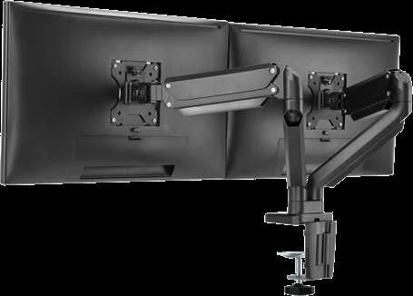 Stalinis laikiklis DELTACO OFFICE su dujine spyruokle 17"-32", 1,5-8kg, 75x75-100x100DE / ARM-0351