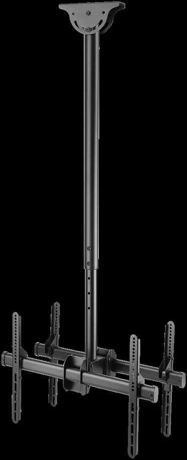 Teleskopinis LED / LCD lubinis laikiklis DELTACO OFFICE 37-70 ", 1060 - 1560 mm, juodas / ARM-0404
