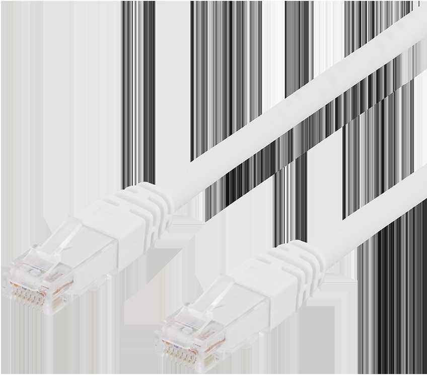 Tinklo kabelis DELTACO U/UTP Cat6, 15m, baltas / TP-615V-K / 00210005