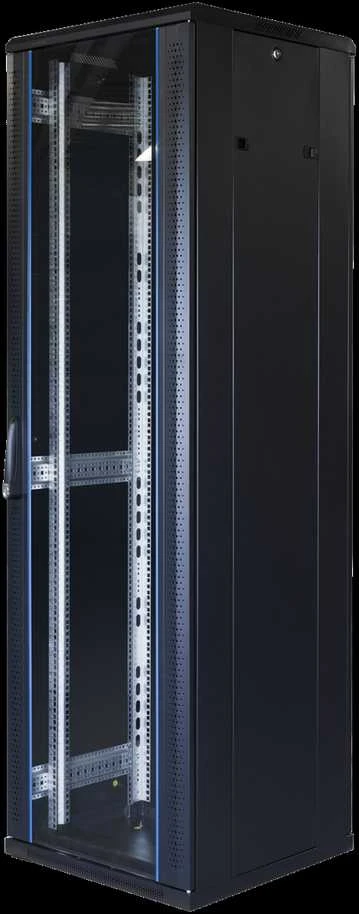 TOTEN System G, 19 colių spintelė, 42U, 800x800, stiklo priekinės durys, metalo korpusas/ 19-G8842GM