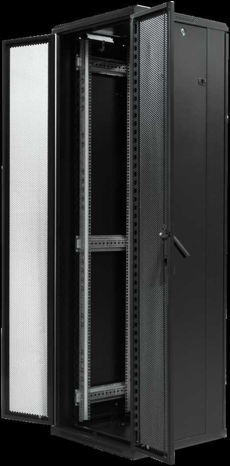 TOTEN System G, 19 "spinta, 42U, 600x800, perforuotos priekinės durys/ 19-G6842PD