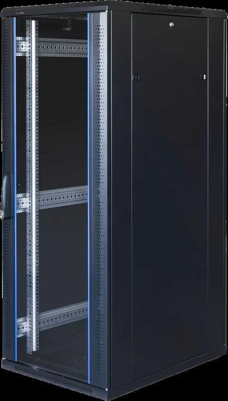 TOTEN System G, 19 colių spintelė, 32U, 600x1000, stiklo priekinės durys, perforatas/ 19-G6032GP
