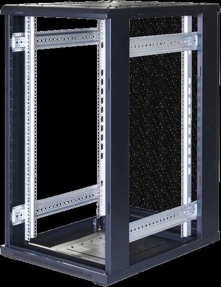 TOTEN System G, 19 "spintelė, 22U, 600x1000, perforuotos priekinės ir galinės durys/ 19-G6022PP