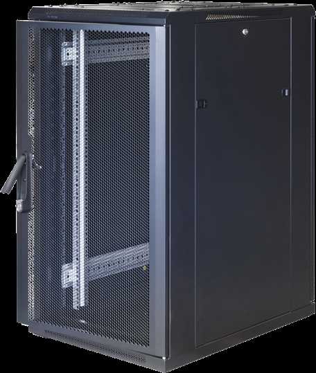 TOTEN System G, 19 "spintelė, 22U, 600x1000, perforuotos priekinės ir galinės durys/ 19-G6022PP