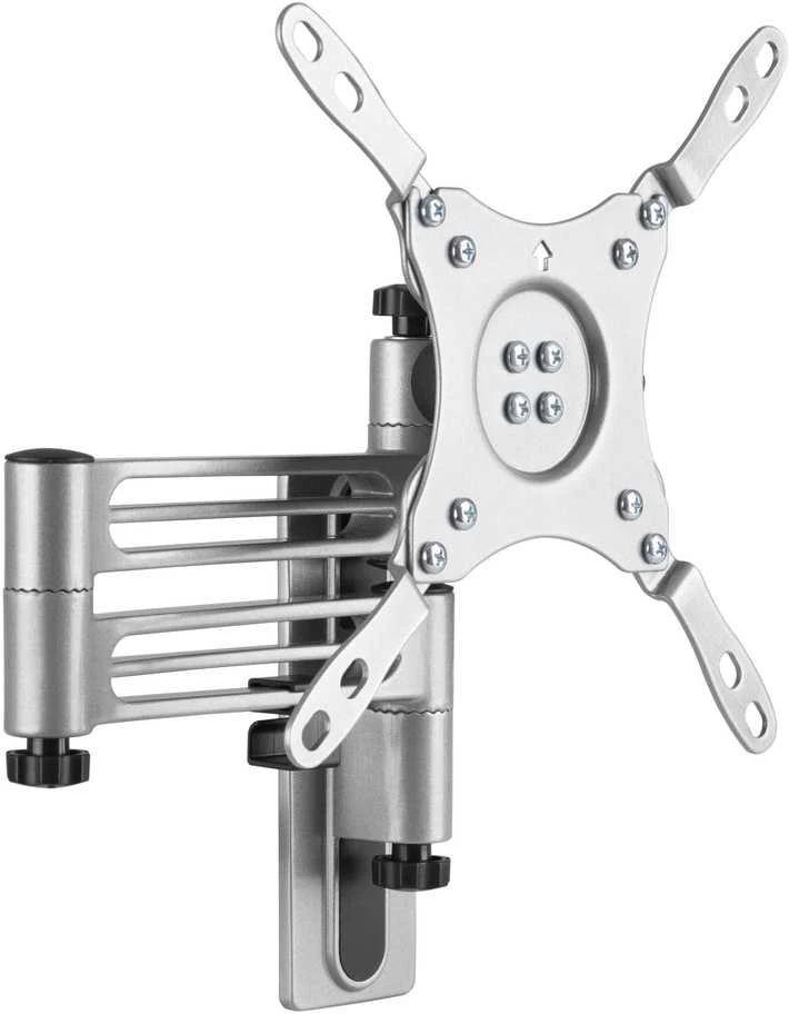 TV/monitoriaus sieninis laikiklis DELTACO skirta RV/kemperiams ir priekaboms, pasukamas, pakreipiamas, rakinamas, 13 "-43", VESA, 3 jungčių, juodas / ARM-0267