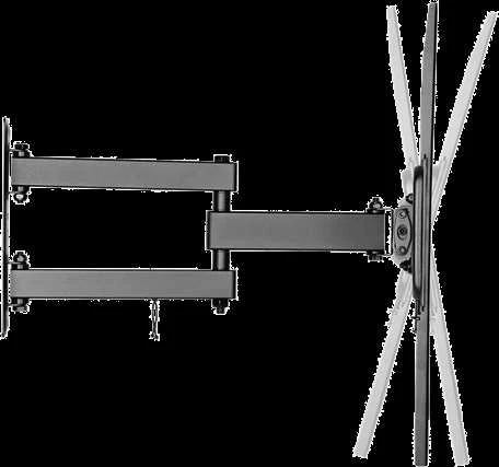 TV laikiklis DELTACO 3 krypčių, 32"-55", 35kg, 200x200-400x400 juodas / ARM-1200