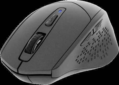 Tyli Bluetooth pelė DELTACO 800-1600 DPI, 4 mygtukai, pilka / MS-901