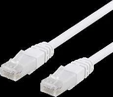 Deltaco U / UTP Cat6 kabelis, CCA, 1m, 250MHz EPZI baltas / TP-61V-CCA