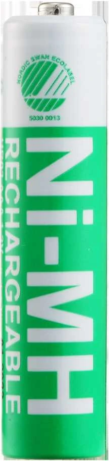 Įkraunamos AAA baterijos DELTACO 1000mAh,pažymėtos ekologiniu ženklu „Nordic Swan“, 4 vnt. pakuotė / ULT-NH1000AAA-4P