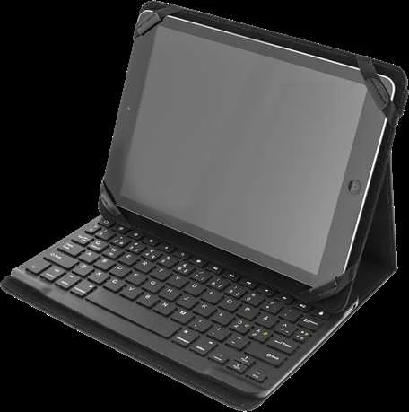 „DELTACO“ dėklas ir „Bluetooth“ klaviatūra 10 „planšetėms, juodas TB-137