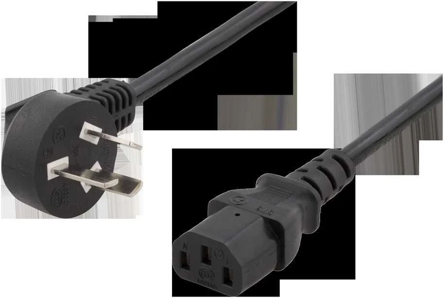„DELTACO“ įžemintas maitinimo laidas, PSB-10A - IEC 60320 C13, 2m, juodas