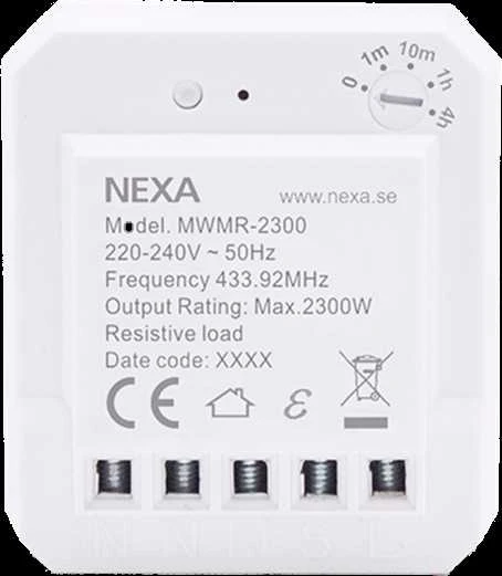 „NEXA MWMR-2300“ relė, suderinama su „Nexa Bridge“ 14567 / GT-296