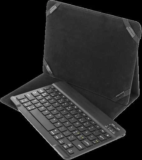 „DELTACO“ dėklas ir „Bluetooth“ klaviatūra 10 „planšetėms, juodas TB-137