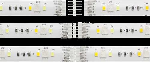 „DELTACO SMART HOME“ LED juostos prailginimas, 1m, RGB, 2700K-6500K, 6 kontaktų, tinka SH-LS3M, baltas SH-LSEX1M