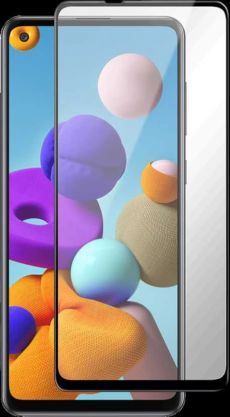 Deltaco Grūdinto stiklo ekrano apsauga skirta Samsung Galaxy A21s, 2.5D, SCRN-A21s