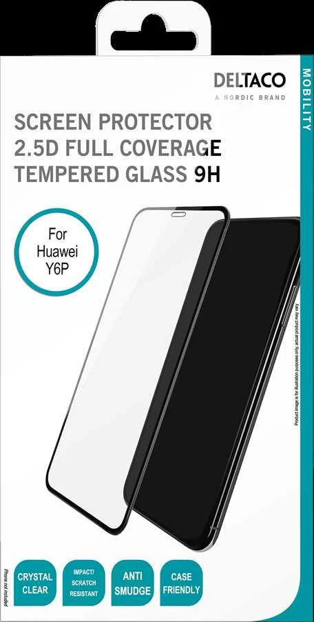 „DELTACO“ ekrano apsauga „Huawei Y6p 2.5D“ H9 SCRN-Y6P