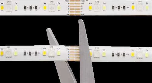 „DELTACO SMART HOME“ LED juostos prailginimas, 1m, RGB, 2700K-6500K, 6 kontaktų, tinka SH-LS3M, baltas SH-LSEX1M