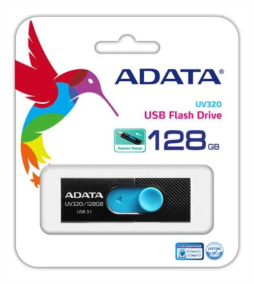 Atmintukas Adata UV320 128GB Juodas