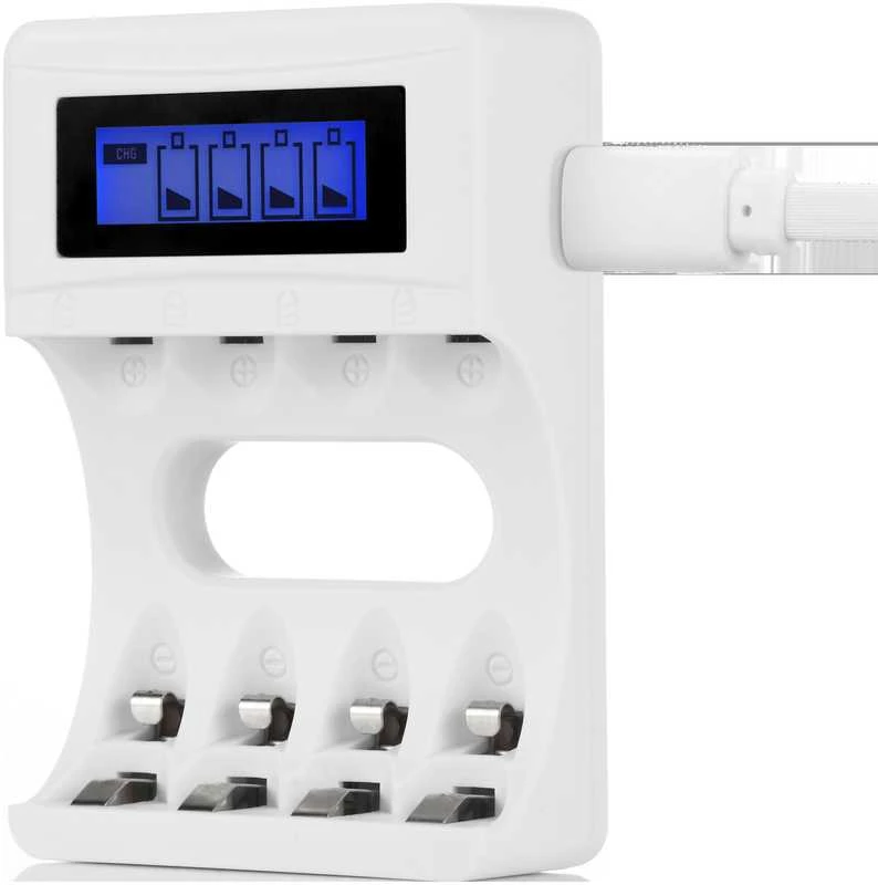 USB įkroviklis AA/AAA baterijoms DELTACO Ultimate Ni-Mh / C704A4