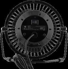 Ventiliatorius DELTACO GAMING USB su laikrodžiu, juodas / GAM-054