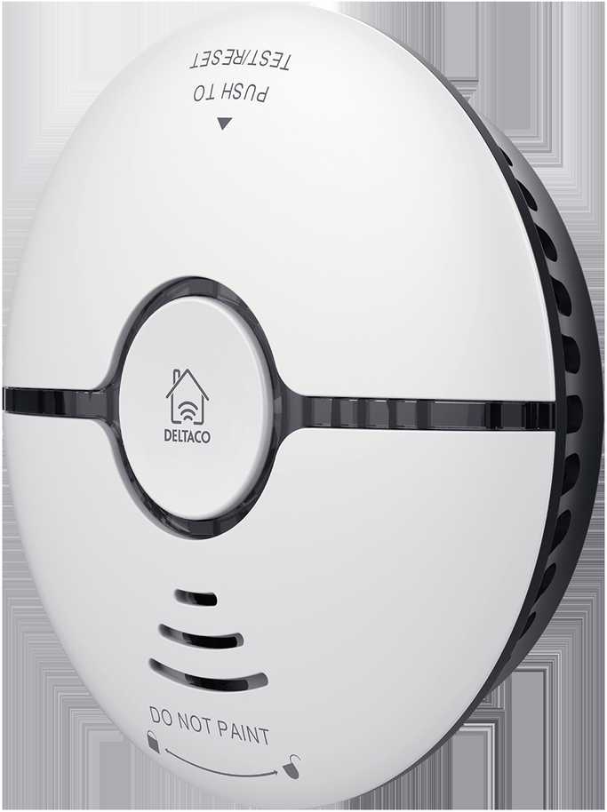 WiFi dūmų detektorius DELTACO SMART HOME šviesa ir garsas, baltas/ SH-WS03