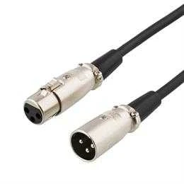 XLR kabelio jungtys, 3 kontaktų male ir female