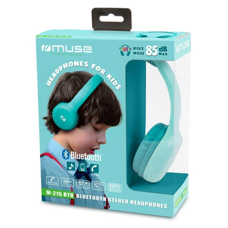 Muse | Stereo Kids Ausinės | M-215BTB | Over-Ear | Belaidės