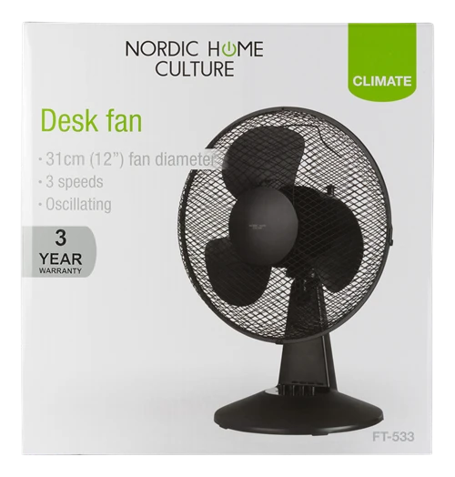 Nordic Home Culture Šiaurės šalių namų kultūros ventiliatorius NHC FT-533
