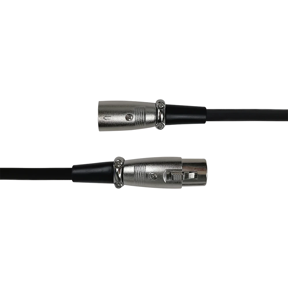 XLR 3-pin kabelio jungtys iš arti