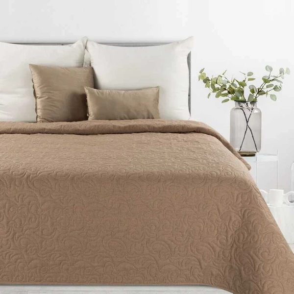 Eurofirany CHON/LINE/4/BROWN 200X220 BROWN Lovatiesė Lovatiesė