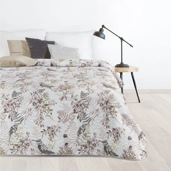 Eurofirany D91 / N / POLY / B + BEIGE 200X220 B + BEIGE Lovatiesė Lovatiesė