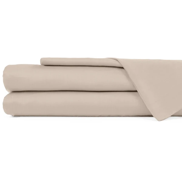 Riposo PREMIUM Satino paklodė be gumos Taupe 200x220 cm