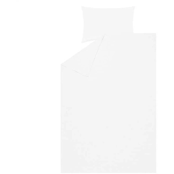 Patalynės komplektas Domoletti lovos užvalkalų komplektas dryžuotas Baltas satinas 140x200