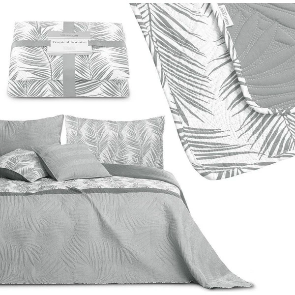 AmeliaHome Lovatiesė 200 × 220 cm, pilkos spalvos