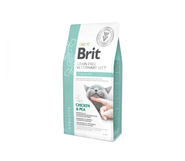 Brit GF Veterinary Diets katėms skirtas struvitų ėdalas, 2kg