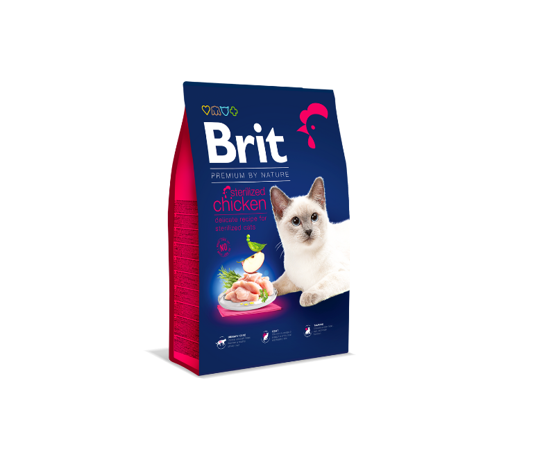 BRIT PREMIUM katė sterilizuota 8kg