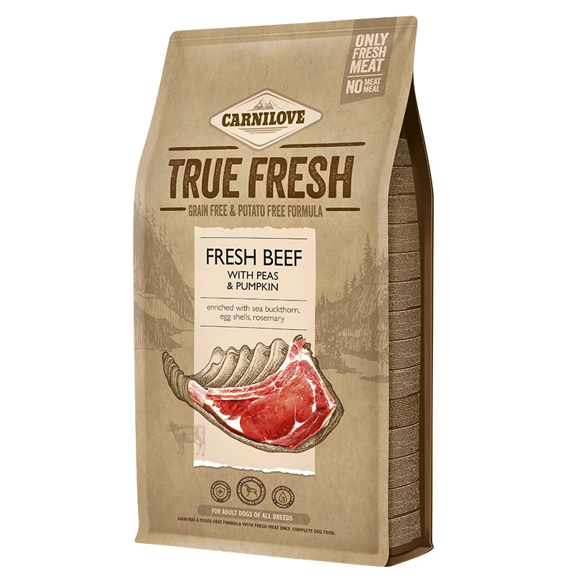 Carnilove True Fresh Beef sausas maistas šunims 4kg