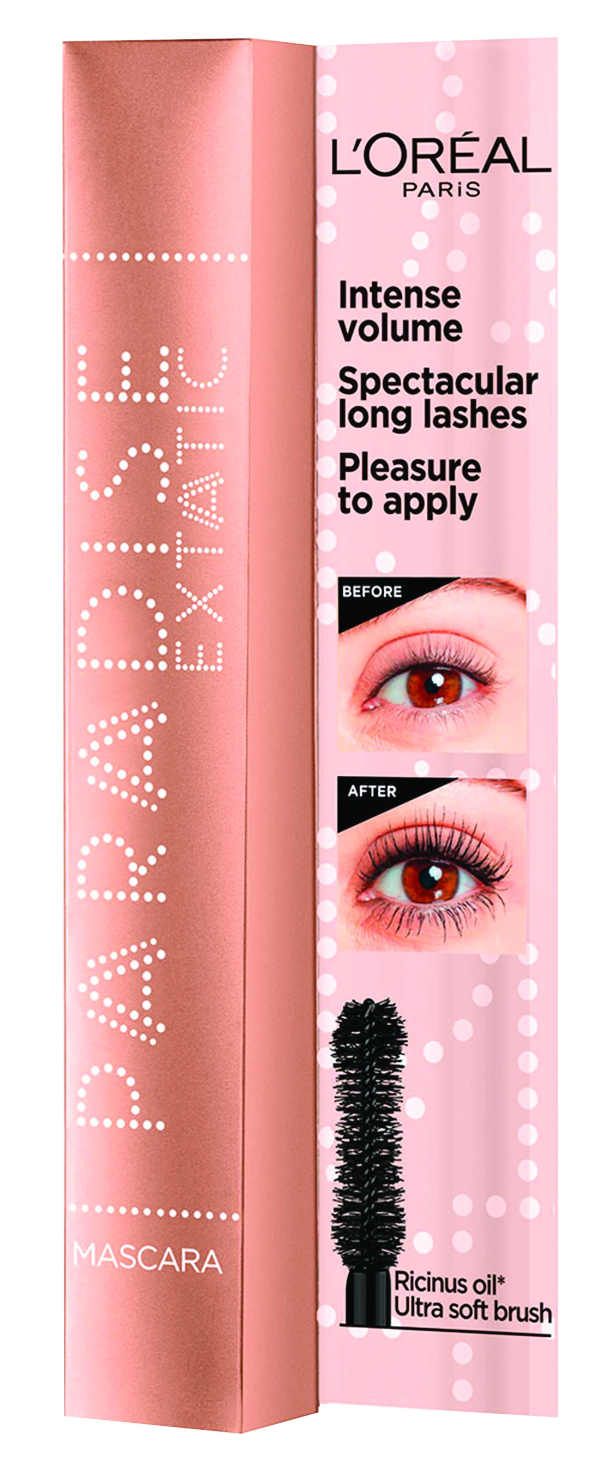 Blakstienų tušas L'Oreal Paris Paradise Extatic 01 juodas