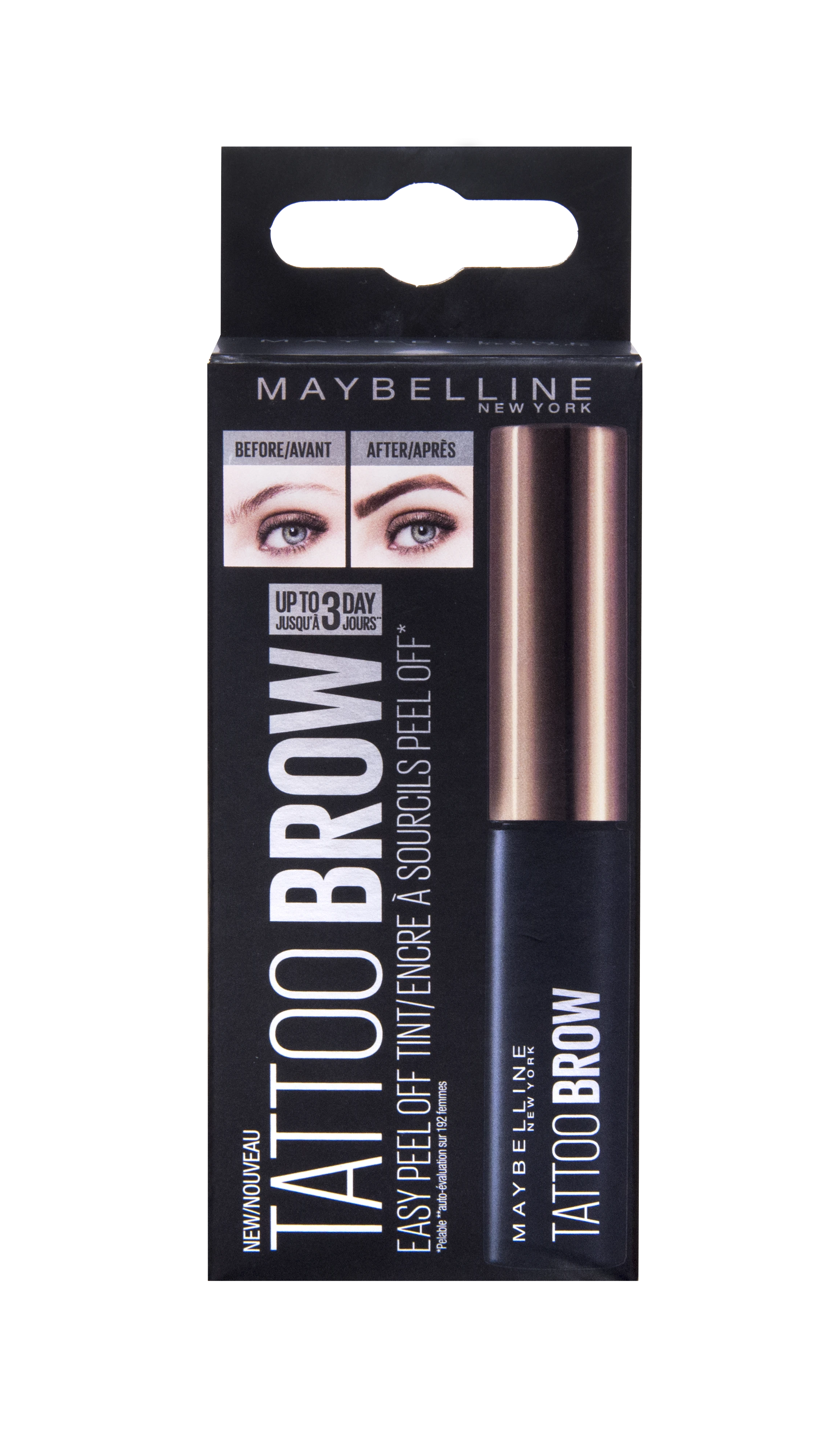 Maybelline MAYB TATTOO BROW GELTINT ilgalaikis antakių gelis #1 light ruda 5GRM