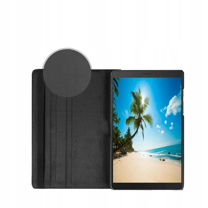 Planšetinio kompiuterio dėklas Strado, skirtas Samsung Galaxy Tab A7 Lite, pasukamas, Raudonas