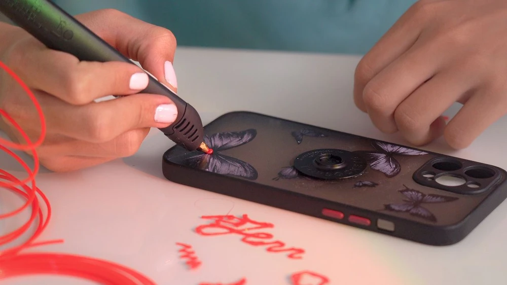 3D rašiklis - 3Doodler FLOW, juodos spalvos aprašymas - Prekės nuotrauka