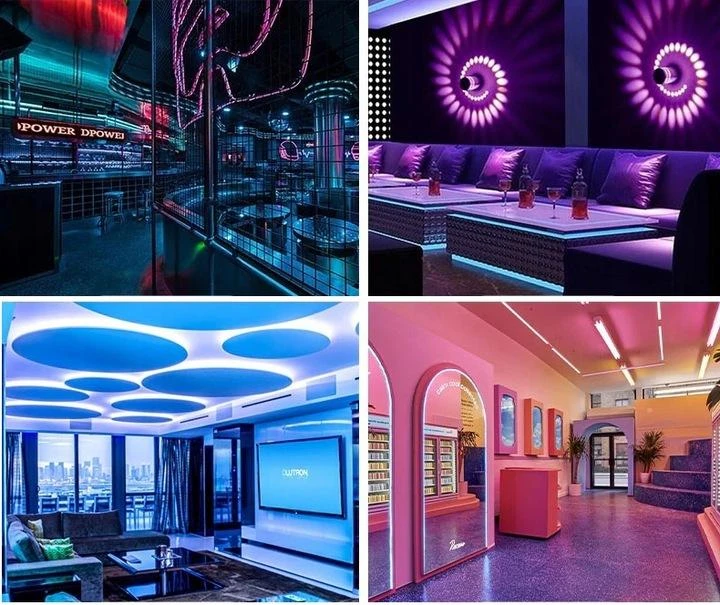 5 m RGB LED juosta + nuotolinio valdymo pultas + maitinimo šaltinis - vandeniui atspari LED juosta