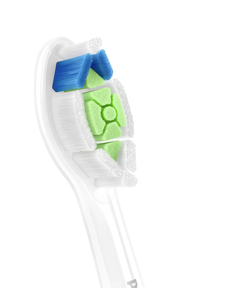 8 dalių šepetėlių galvučių pakuotė Philips Sonicare Optimal White HX6068/87, Baltos spalvos
