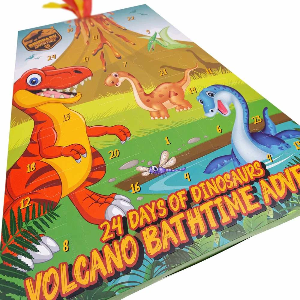 Accentra Advento kalendorius DINOPARK ADVENTURE vulkano formos dėžutėje