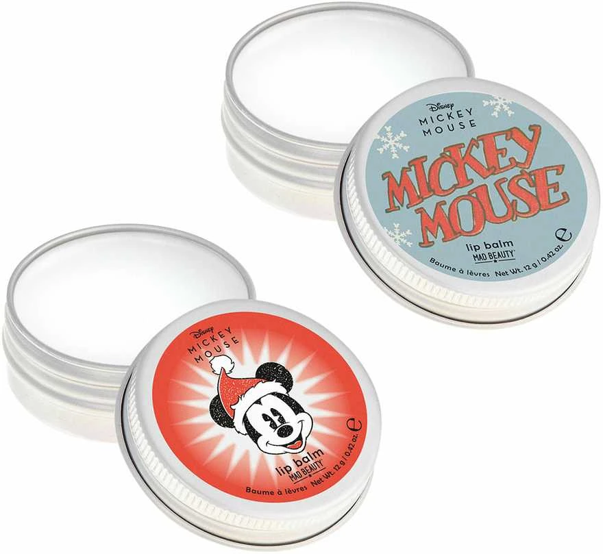 Lūpų balzamų rinkinys „Mickey Jingle All The Way Lip Balm Duo“