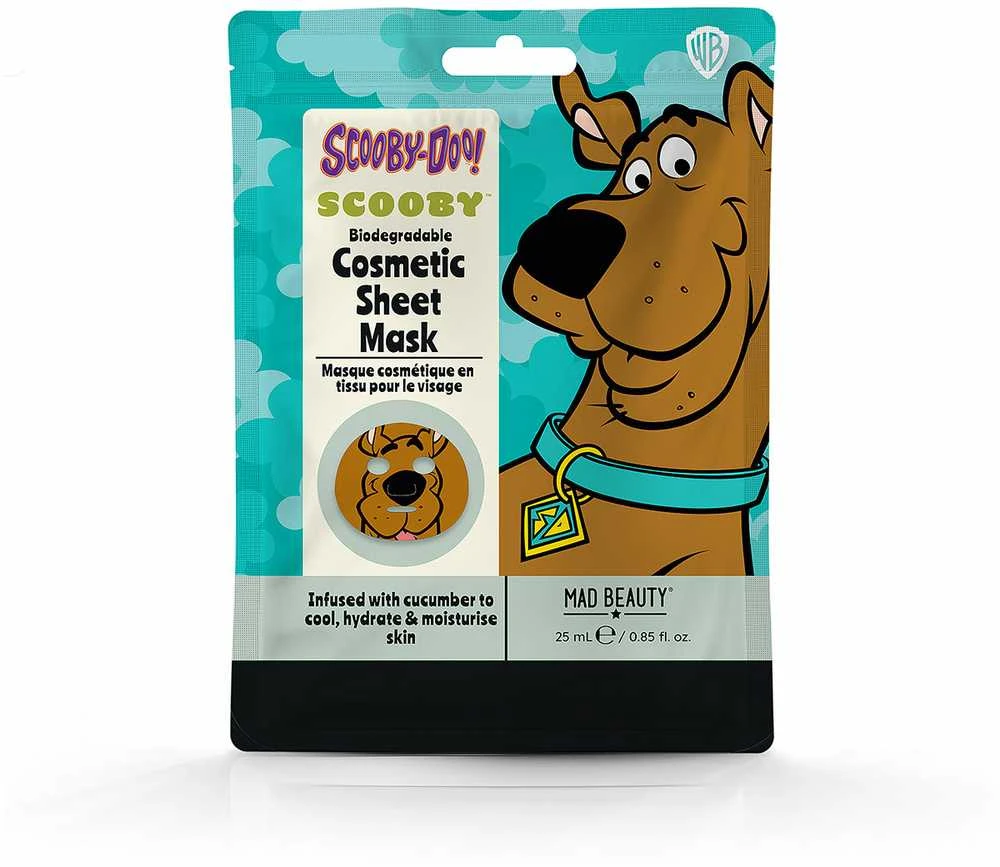 Mad Beauty Scooby Doo Cosmetic Sheet Mask Collection